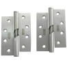 Zawias do drzwi 102x76mm stal nierdzewna INOX samozamykający PRAWY (pl) 2szt.