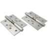 Zawias do drzwi 102x76mm stal nierdzewna INOX samozamykający PRAWY (pl) 2szt.