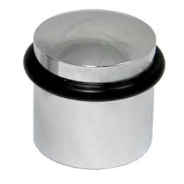 Odbój drzwiowy 25x27mm chrom połysk odbojnik podłogowy 2szt. O-RING ref. 503