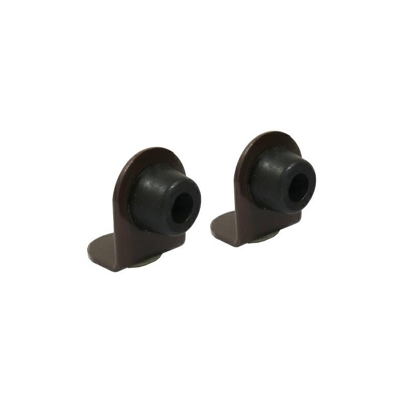 Odbój drzwiowy 30x37mm brązowy odbojnik podłogowy 2szt. GOMMINO ref. 501