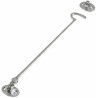 Zamknięcie hakowe 300mm 12" chrom satyna haczyk zamykający