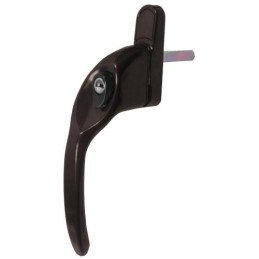 Klamka Overture Lock 40x7 Lewa Brązowa