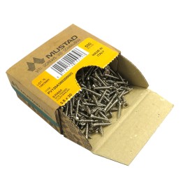 Wkręty niklowane 3,5x20mm PZ łeb stożkowy Panelvit 100szt. do zamków drzwiowych