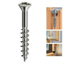 Wkręty 4x40 chrocynk TX łeb stożkowy Panelvit TD Cut 100szt.