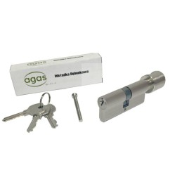 Wkładka z gałką AGAS Impact Line          G30/30mm satyn nikiel