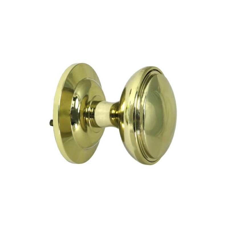 Gałka drzwiowa stała mod. ROUND 75mm HX złota