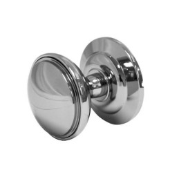 Gałka drzwiowa stała  mod. ROUND 75mm HX chrom połysk