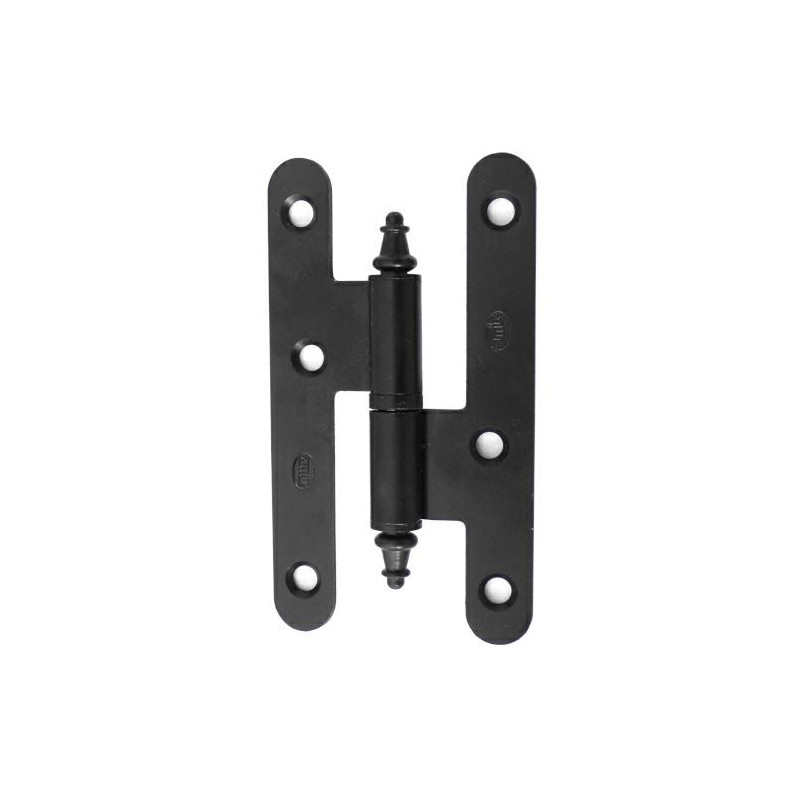 Zawias do drzwi 100x56mm stal czarny rozłączny LEWY (pl) mod. 408C