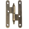 Zawias do drzwi 100x56mm stal złoto antyczne rozłączny LEWY (pl) mod. 408C