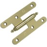 Zawias do drzwi 100x56mm stal złoty rozłączny PRAWY (pl) mod. 408C