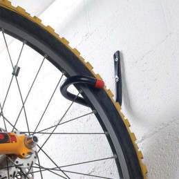 Hak na rower ścienny ref. 377 mocowanie za koło roweru