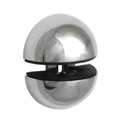 Podpórka do szkła 12mm chrom mod.44 DIS, podpórka półki szklanej