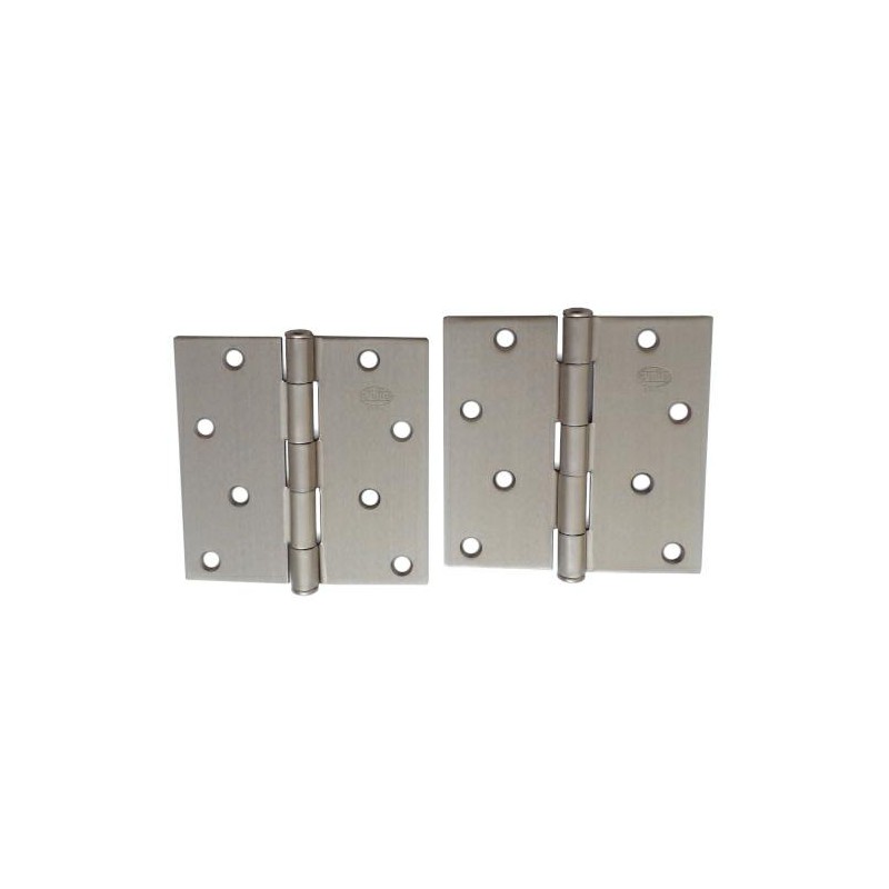 Zawias do drzwi 101,6x101,6mm stal chrom mat splatany 2szt. mod.1010