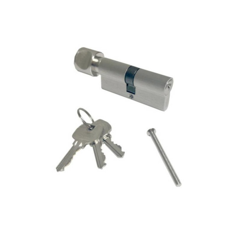 Wkładka z gałką AGAS Impact Line G45/35   nikiel satyna