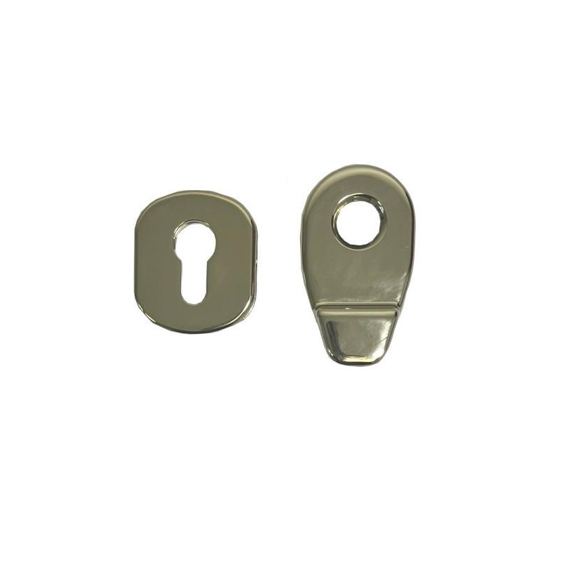 Szyld antywłamaniowy na wkładkę z pochwytem Heritage h. złoty