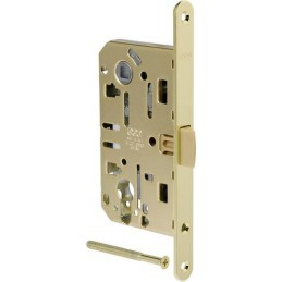 Zamek drzwiowy na wkładkę 85/35 mosiądzowany F18 Mediana EVOLUTION