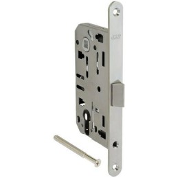 Zamek drzwiowy na wkładkę 85/50 chrom mat F18 Mediana EVOLUTION