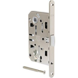 Zamek drzwiowy na wkładkę 85/50 niklowany F18 Mediana EVOLUTION