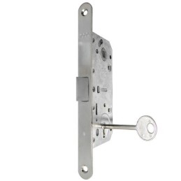 Zamek drzwiowy na klucz 90/35 nikiel połysk F18 Mediana EVOLUTION