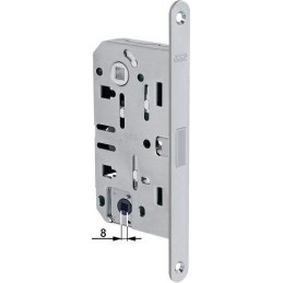 Zamek magnetyczny łazienkowy 96/50 chrom mat F18 Mediana POLARIS 2XT