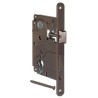 Zamek drzwiowy na wkładkę 85/50 brąz F22 CENTRO z ryglem