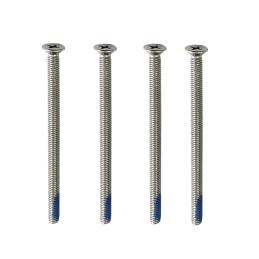 Szyld na wkładkę okrągły 50mm stal szczotkowana