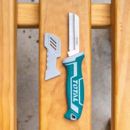 Nóż prosty nożyk do ściągania izolacji 200mm THT51881 (D)