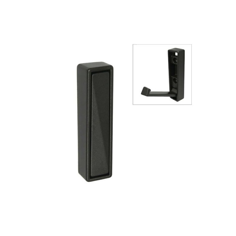 Wieszak ścienny składany 25x80mm antracyt mod. 1340