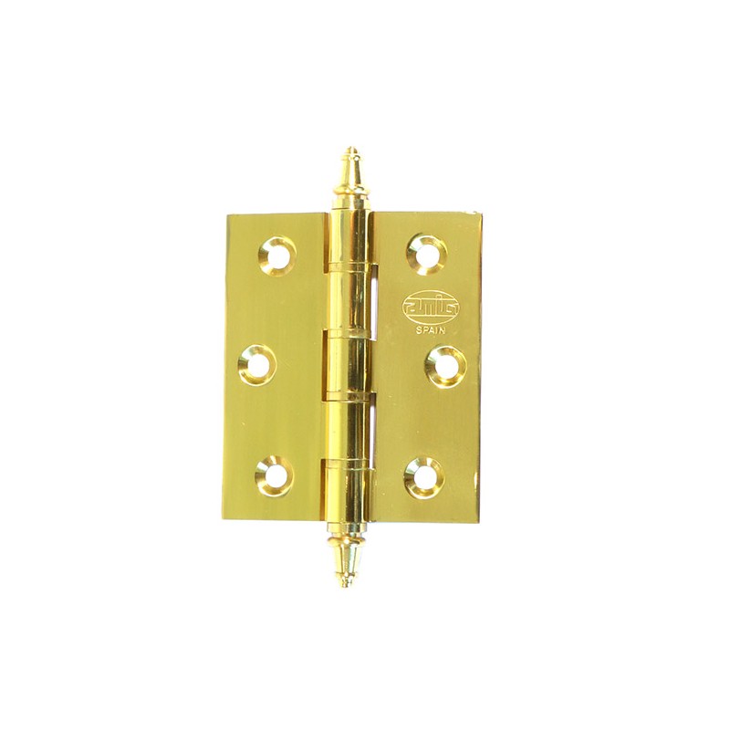 Zawias do drzwi 70x60mm mosiądz lakierowany splatany mod. 1008