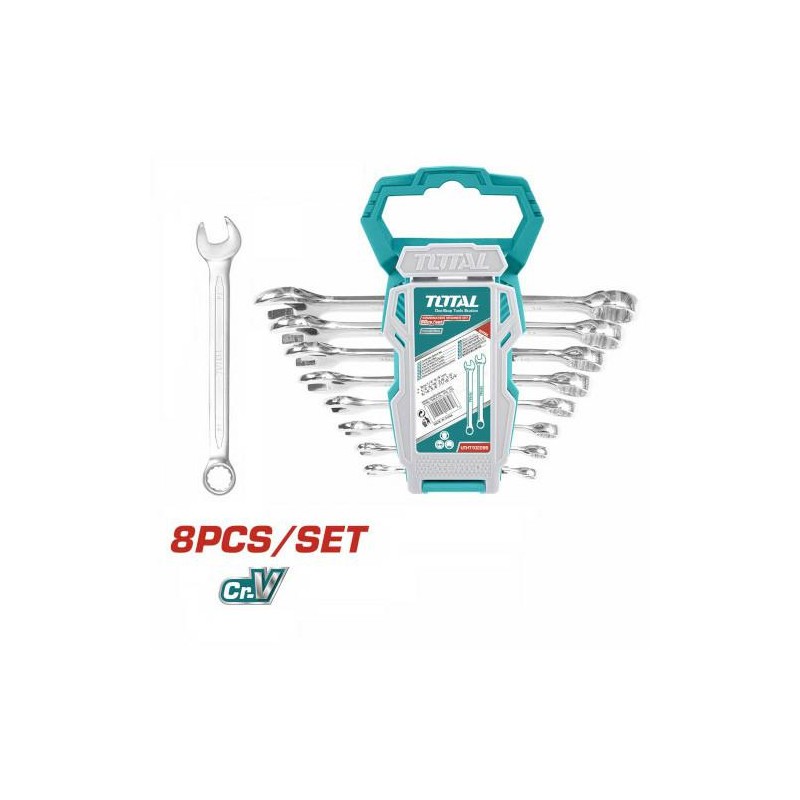 Zestaw 8 kluczy płasko oczkowych          THT102286