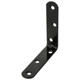 Kątownik montażowy 80x80x19mm czarny mod. 3