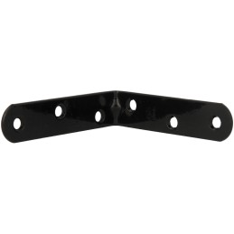 Kątownik montażowy 80x80x19mm czarny mod. 3