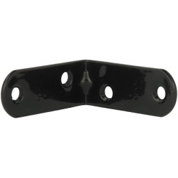 Kątownik budowlany 50x50x18mm czarny mod. 3