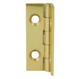 Zawias meblowy 38x25mm mosiężny splatany mod. 1002