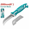 Nóż zakrzywiony nożyk do ściągania izolacji 200mm THT51882 (D)
