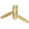 Zawias wkręcany 13x45 mosiądzowany mod. 120 AGB