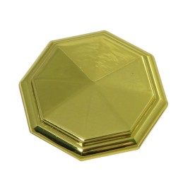 Gałka meblowa ośmiokątna 35mm złota mod.62