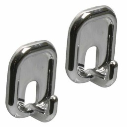 Wieszaki przyklejane 45x32x21mm chrom plastik 2szt. mod.206 DIS