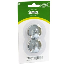 Wieszak 207- 40x21 plastik.chrom 2DIS