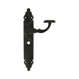 Klamka czarna WC 47mm 280x45mm AMIG mod.100P W47