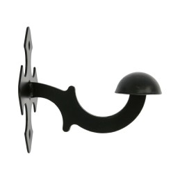 Wieszak ścienny rustykalny czarny pojedynczy 90x90mm mod.100 DIS