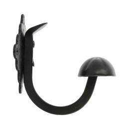 Wieszak ścienny rustykalny pojedynczy czarny 70x70mm mod.103 DIS