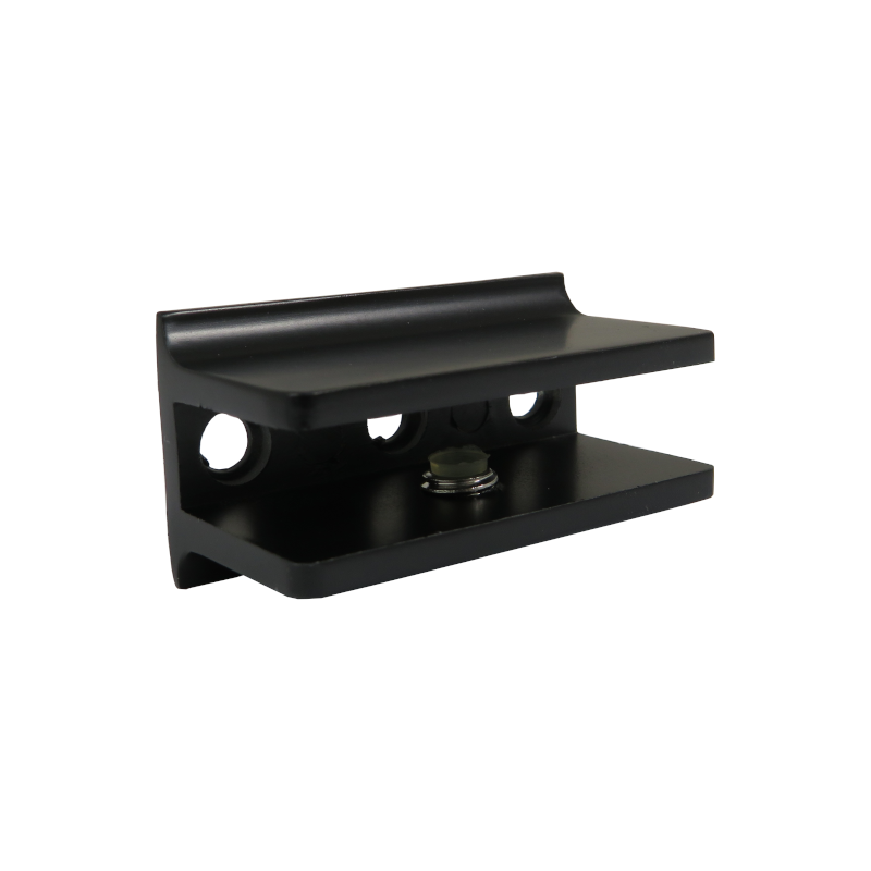 Podpórka półki szklanej 10mm czarna mod.33