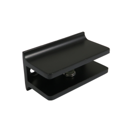 Podpórka półki szklanej 10mm czarna mod.33