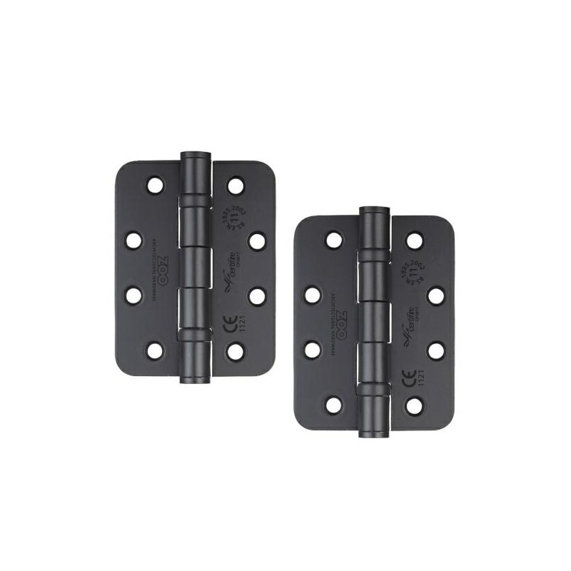 Zawias stalowy 102x76mm czarny 2szt. łożyskowany mod. ZHS43R