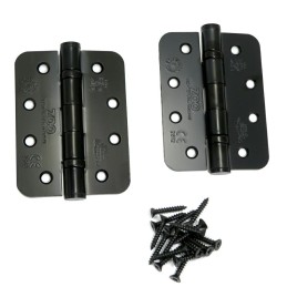 Zawias stalowy 102x76mm czarny 2szt. łożyskowany mod. ZHS43R