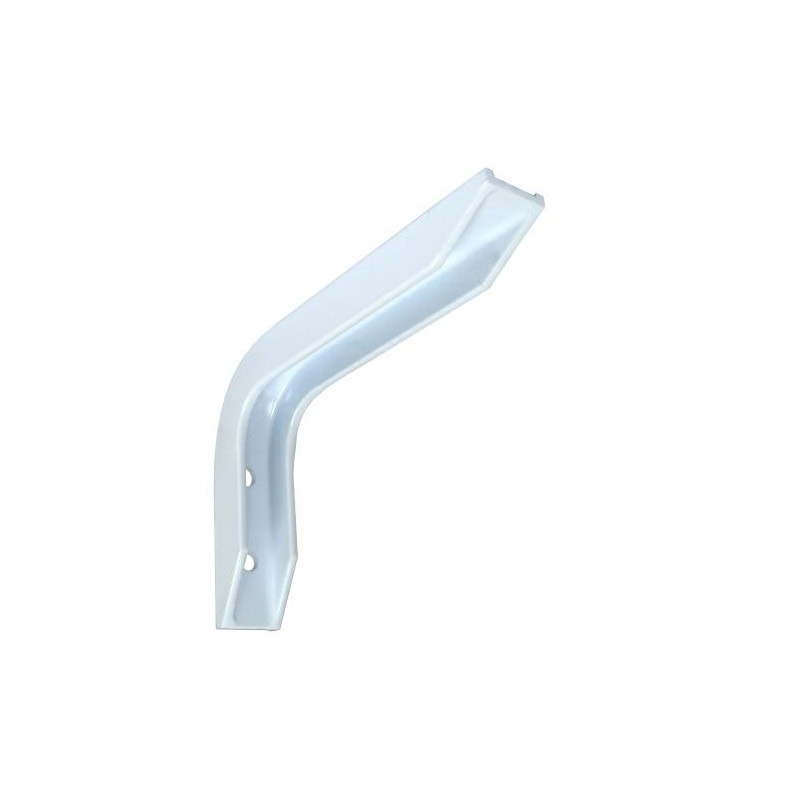 Wspornik półki aluminium biały 120x80mm mod.4