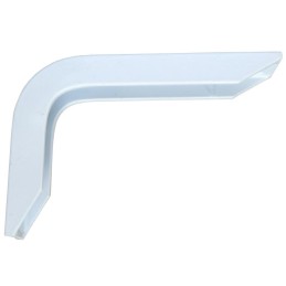 Wspornik półki aluminium biały 120x80mm mod.4