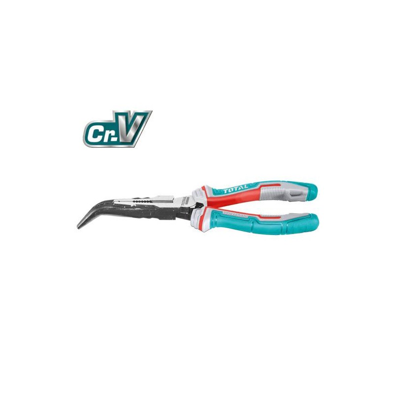 Szczypce zakrzywione wzmocnione 200mm mod. THT24816S (D)