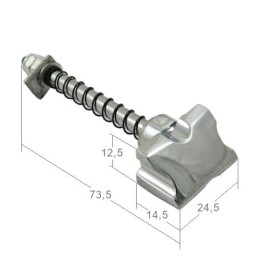 Języczek zam. ALFA-BETA chromowany